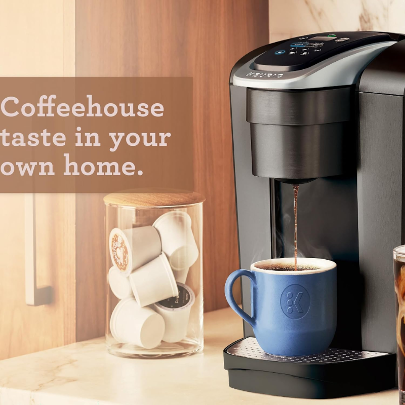Keurig K-Elite Single Serve K-Cup Coffee Maker, Brushed Slate