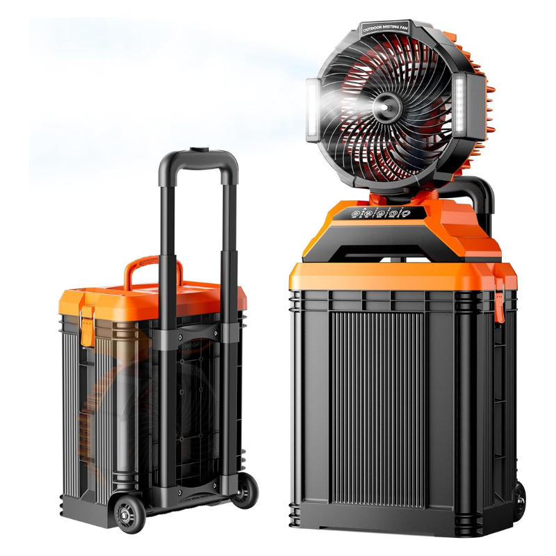 Lanonany Portable Misting Fan 40000mAh with 15L Water Tank