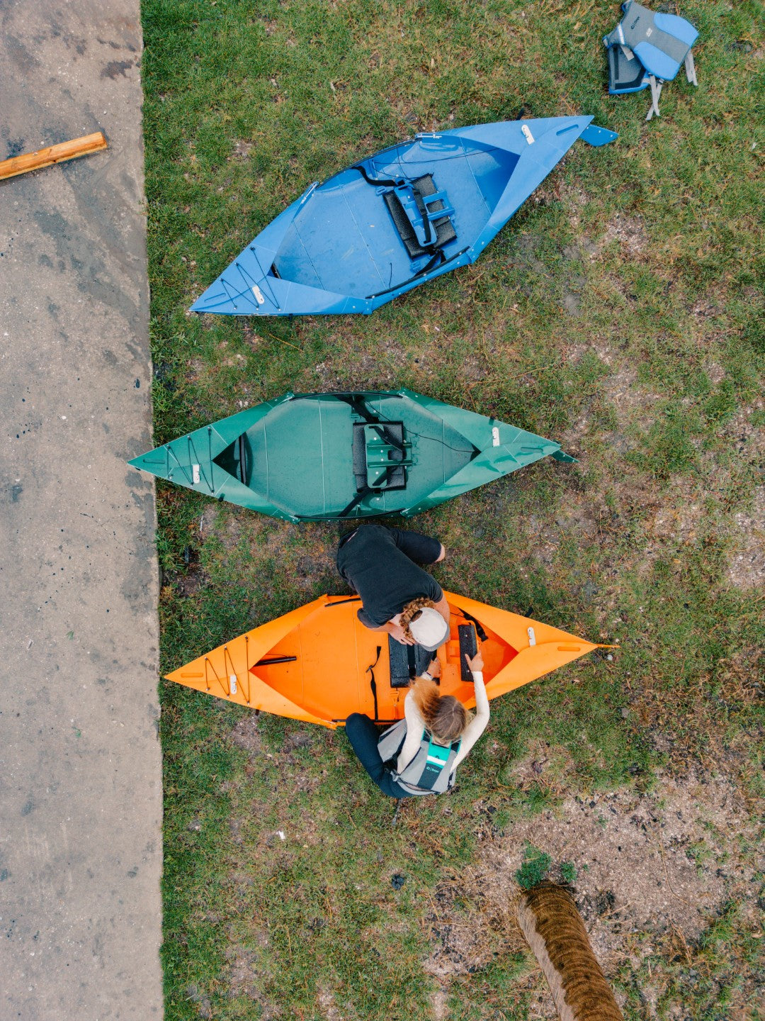 2023 TUCKTEC 8' FOLDING KAYAKS for YOUTH and SMALL ADULT