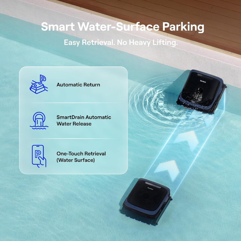 Beatbot Sora 70 AI Robotic Pool Vacuum with App Control
