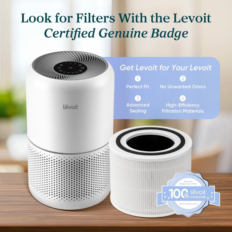 Levoit Core 300-P Air Purifier, 143 CFM, White, 1 Pack