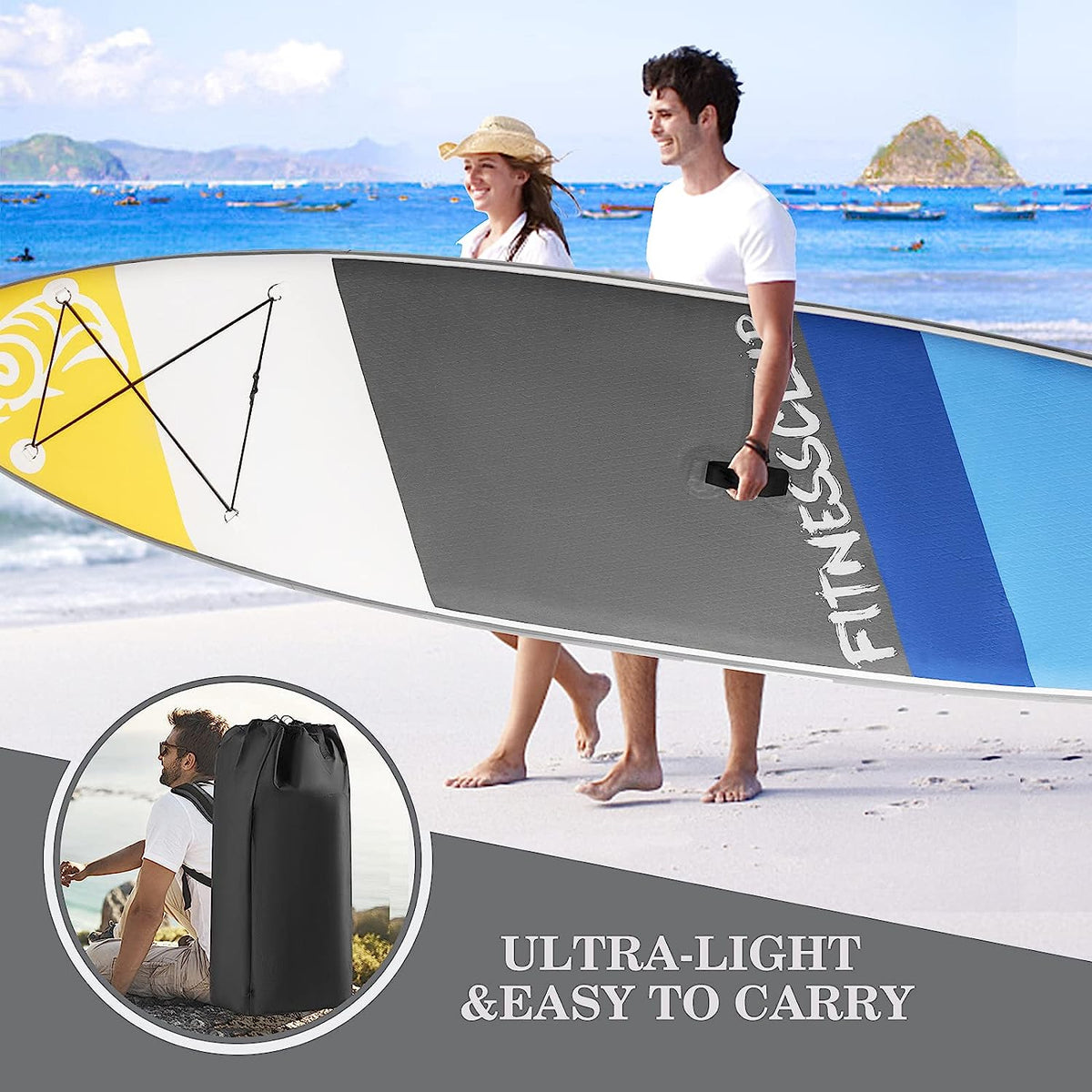 10/11ft Inflatable Stand Up Paddle Board,Durable Lightweight Touring SUP Accessories,