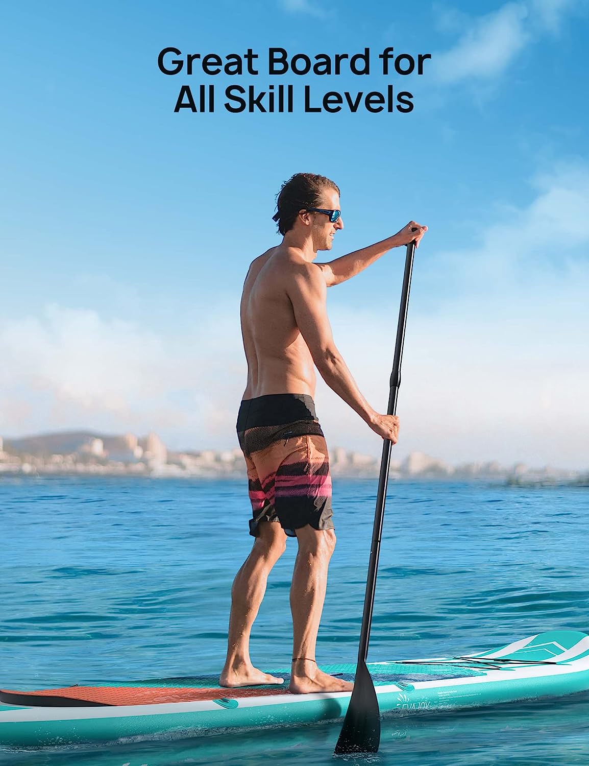 EVAJOY Paddle Boards, 10'10''x32''x6'' Inflatable Stand Up Paddle Board SUP for All Skill Levels