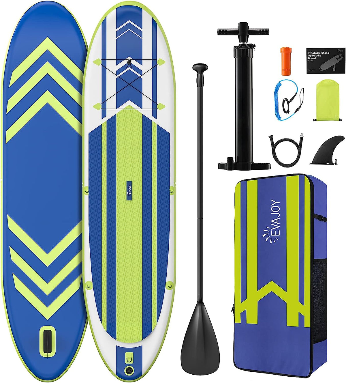 EVAJOY Paddle Boards, 10'10''x32''x6'' Inflatable Stand Up Paddle Board SUP for All Skill Levels