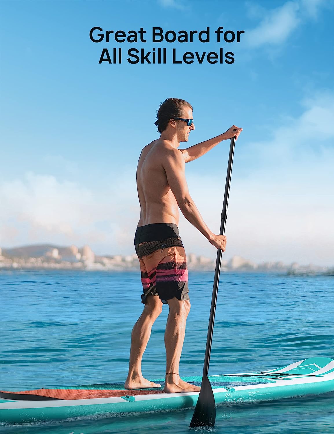 EVAJOY Paddle Boards, 10'10''x32''x6'' Inflatable Stand Up Paddle Board SUP for All Skill Levels