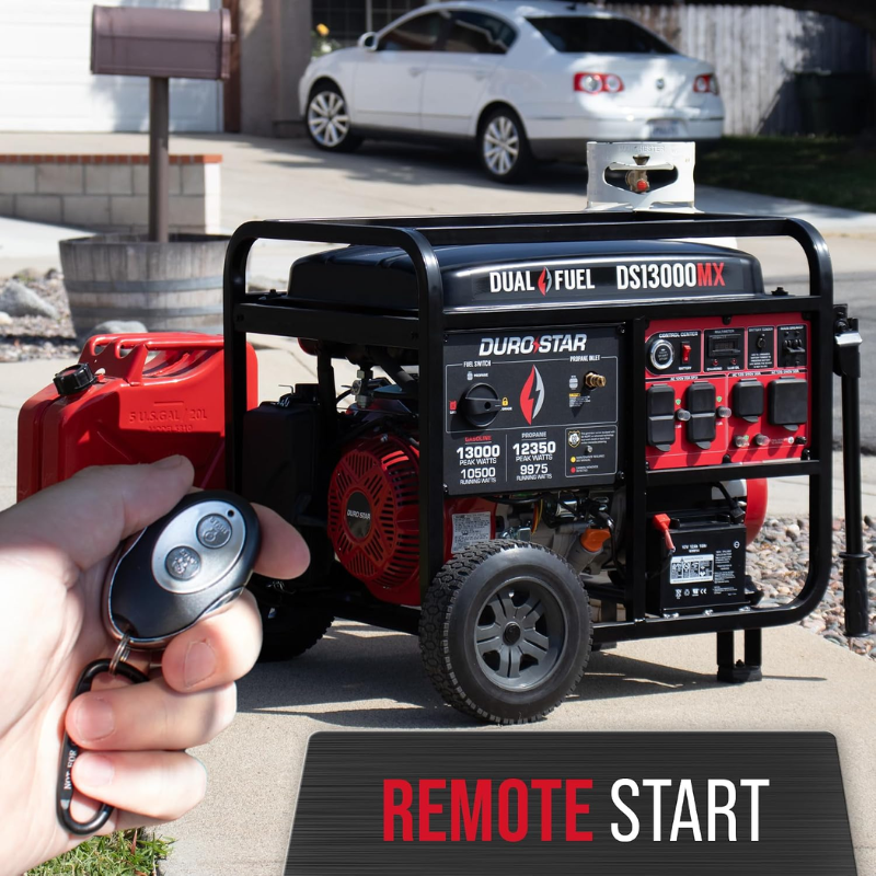 DuroStar DS13000MX Dual Fuel Portable Generator 13000W Gasoline Propane