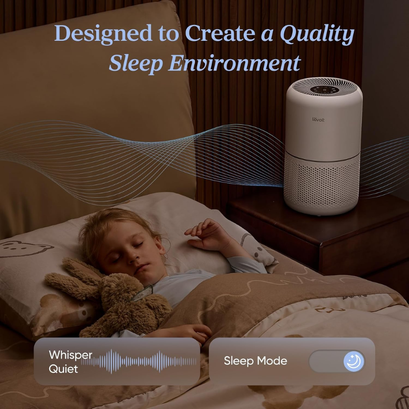 Levoit Core 300-P Air Purifier, 143 CFM, White, 1 Pack