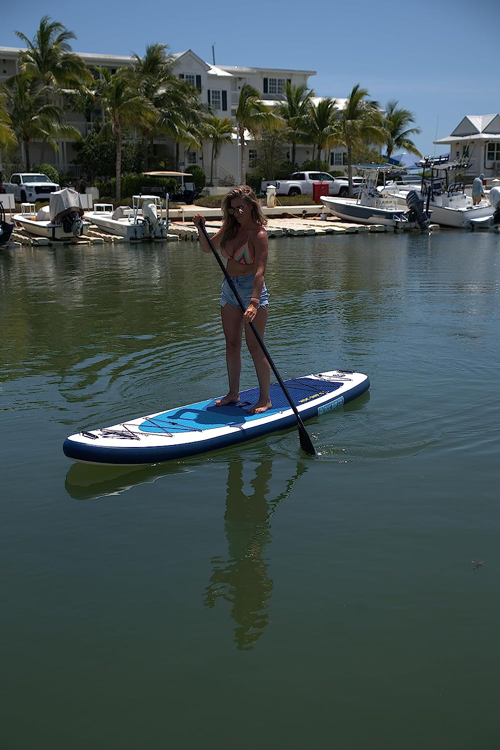 Roc Inflatable Stand Up Paddle Boards with Premium SUP Paddle Board Accessories