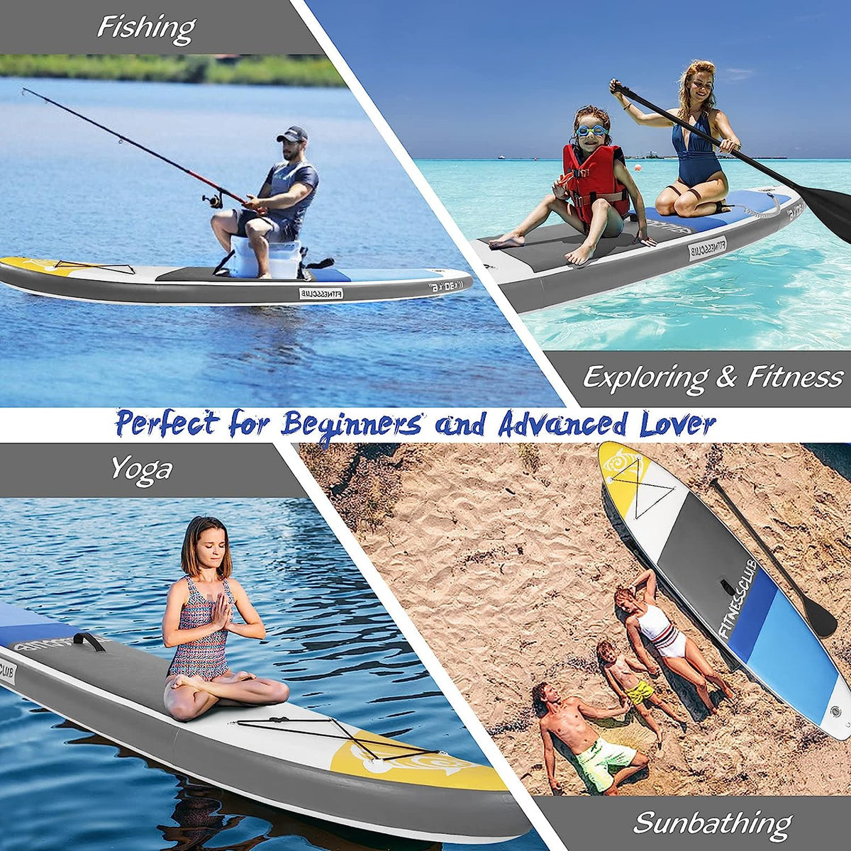 10/11ft Inflatable Stand Up Paddle Board,Durable Lightweight Touring SUP Accessories,