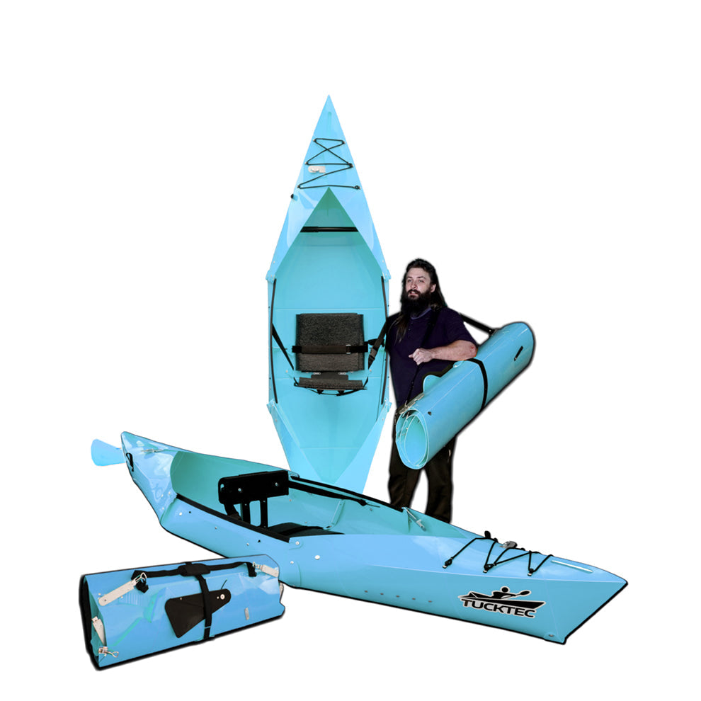 2023 TUCKTEC 8' FOLDING KAYAKS for YOUTH and SMALL ADULT