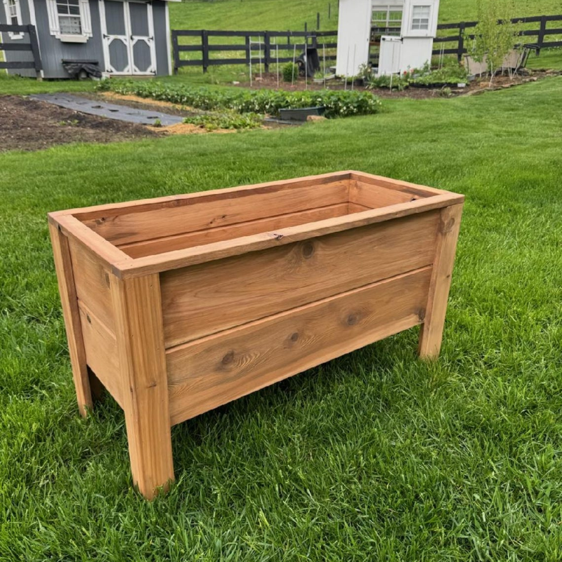 White Cedar Raised Garden Planter Box – 16" x 30" x 20"